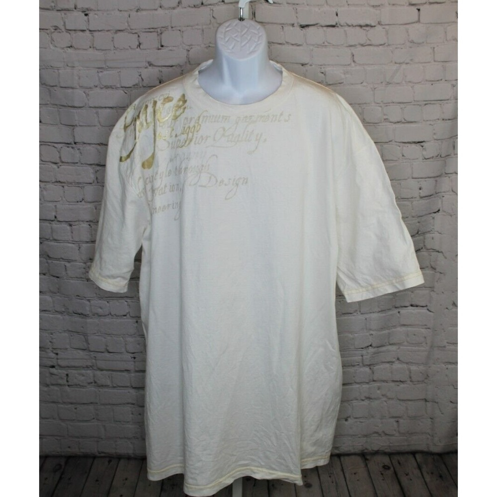 VTG ENYCE Hip Hop Logo T-Shirt Y2K Men's Short Sleeve Size 3XL Tall EUC